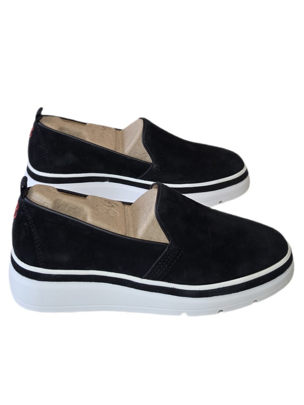 Bill Blass Women's Sutton Suede Slip-On Sneaker In Black Size 6.5 NWOB